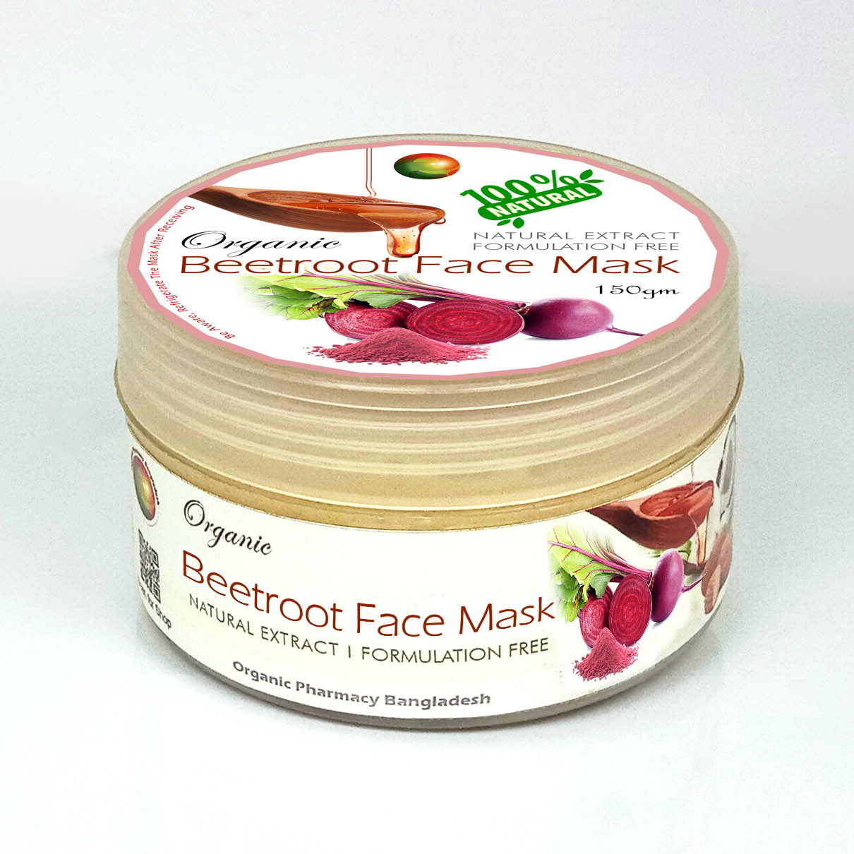 Beetroot Face Mask [150gm] – Organic Pharmacy Bangladesh.com